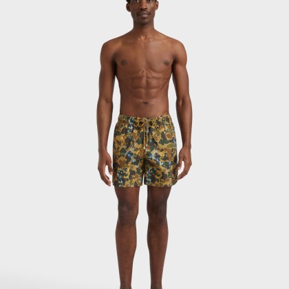 Vilebrequin - Camo Splash Badeshorts Für Herren - Vbq X Palm Angels - Bademode - Moorea - Marone - Größe S – Bild 3