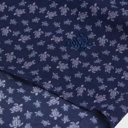 Vilebrequin - Men Cotton Voile Shirt Micro Ronde Des Tortues - Hemd - Caracal - Violett - Größe XXXL – Bild 5