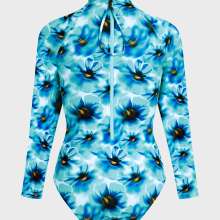 Vilebrequin - Einteiliger Poppies Rashguard Mit Uv-schutz Für Damen - Rashguard - Lexane - Blau - Größe M