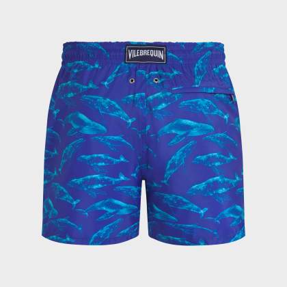 Vilebrequin - Ultraleichte Und Verstaubare Sparkling Whales Badeshorts Für Herren - Bademode - Mahina - Blau - Größe L – Bild 2