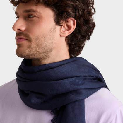 Vilebrequin - Ronde Des Tortues Stola - Halstuch - Sublime - Blau - Größe OSFA – Bild 2