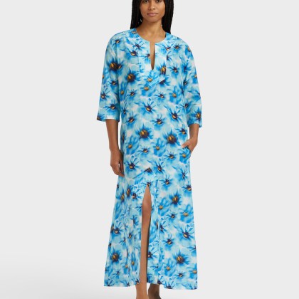 Vilebrequin - Poppies Kaftan Aus Baumwollvoile Für Damen - Kaftan - Leonor - Blau - Größe XL – Bild 3
