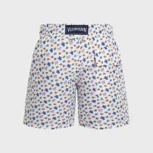 Vilebrequin - Micro Ronde Des Tortues Badeshorts Für Jungen - Bademode - Jim - Weiss - Größe 10