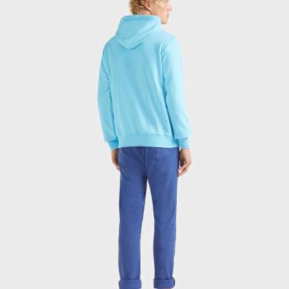 Vilebrequin - Solid Kapuzenpullover Aus Baumwolle Für Herren - Sweatshirt - Martin - Blau - Größe M – Bild 4