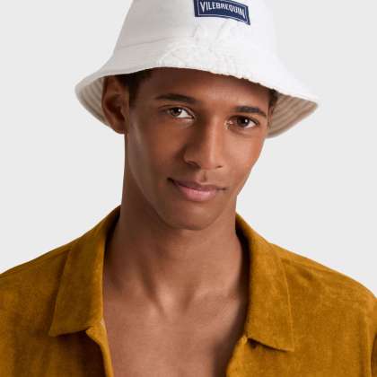 Vilebrequin - Frottee-fischerhut - Hut - Boheme - Weiss - Größe XS/S – Bild 3