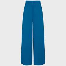 Vilebrequin - Hose Aus Viskose Mit Weitem Bein Für Damen - Hose - Line - Blau - Größe XS