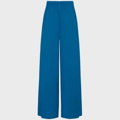 Vilebrequin - Hose Aus Viskose Mit Weitem Bein Für Damen - Hose - Line - Blau - Größe S – Bild 2