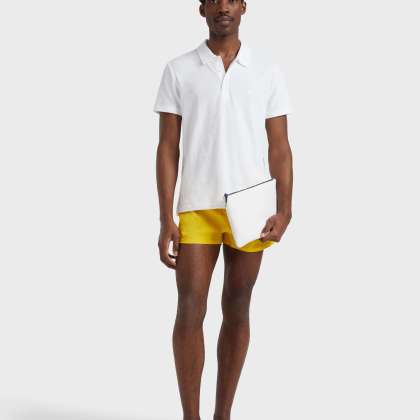 Vilebrequin - Solid Frottee-polohemd Für Herren - Polohemd - Phoenix - Weiss - Größe XS – Bild 5