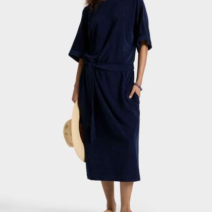 Vilebrequin - Solid Frottee-kaftan Zum Wenden Für Damen - Kleid - Leyla - Blau - Größe XL – Bild 3