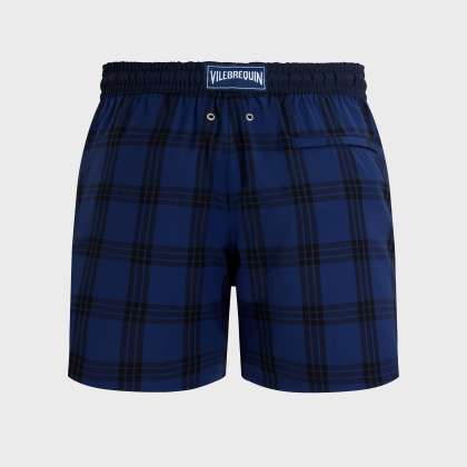 Vilebrequin - Figurbetonte Carreaux Woll-badeshorts Für Herren - Bademode - Magnus - Blau - Größe L – Bild 2