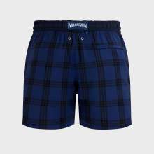 Vilebrequin - Figurbetonte Carreaux Woll-badeshorts Für Herren - Bademode - Magnus - Blau - Größe XL