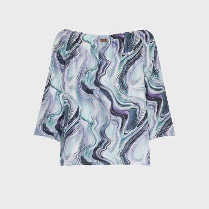 Vilebrequin - Marble Seidenhemd Für Damen - Hemd - Lamya - Weiss - Größe L – Bild 2