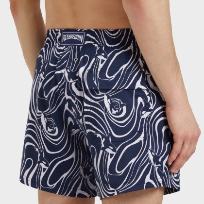 Vilebrequin - Kurze Orcas Stretch-badeshorts Für Herren - Bademode - Monrise - Blau - Größe XXL – Bild 6