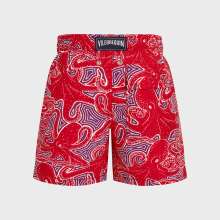 Vilebrequin - Hypnoctopus Badeshorts Für Jungen - Bademode - Jim - Rot - Größe 10