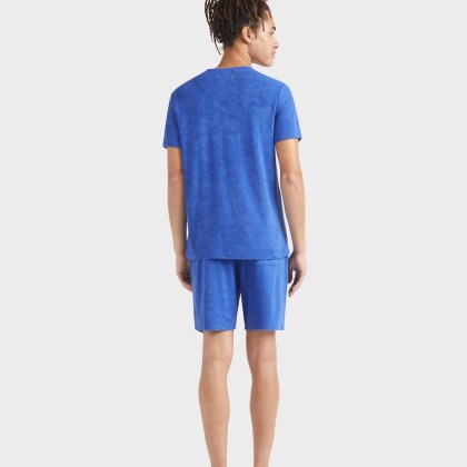 Vilebrequin - Einfarbiges Unisex-t-shirt Aus Frottee - T-shirt - Tiramisu - Blau - Größe M