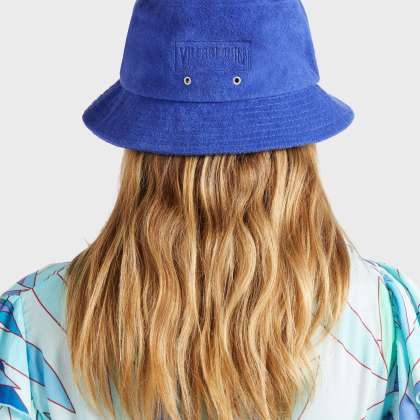 Vilebrequin - Solid Unisex-frotteehut - Hut - Boom - Blau - Größe M/L – Bild 7