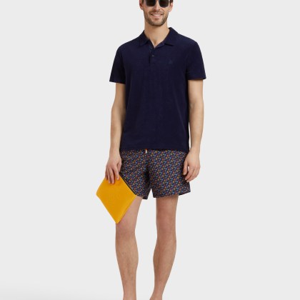 Vilebrequin - Micro Ronde Des Tortues Badeshorts Für Herren - Bademode - Moorea - Orange - Größe XL – Bild 5