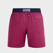 Vilebrequin - Super 120%27s Woll-badeshorts Für Herren - Bademode - Magnus - Rot - Größe M