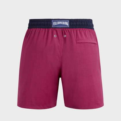 Vilebrequin - Super 120%27s Woll-badeshorts Für Herren - Bademode - Magnus - Rot - Größe XL
