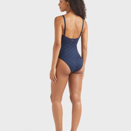 Vilebrequin - Turtle Monogram Jacquard Badeanzug Mit Bügeln Für Damen - Bademode - Leonita - Blau - Größe S – Bild 4