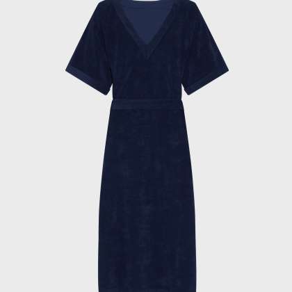 Vilebrequin - Solid Frottee-kaftan Zum Wenden Für Damen - Kleid - Leyla - Blau - Größe M – Bild 2