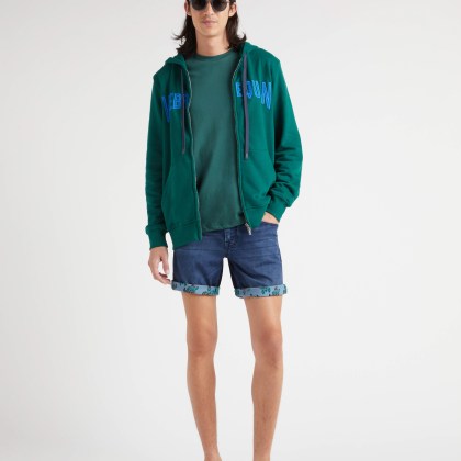 Vilebrequin - Tahiti Turtles Denim-bermudashorts Für Herren - Bermuda - Garonne - Blau - Größe 36 – Bild 5