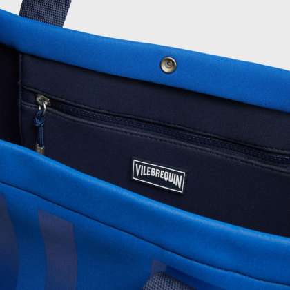 Vilebrequin - Große Solid Unisex-strandtasche Aus Neopren - Strandtasche - Bagsib - Blau - Größe OSFA – Bild 3