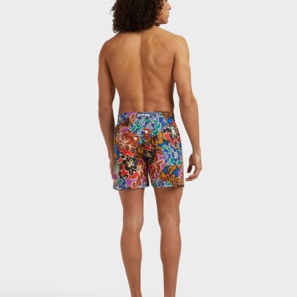 Vilebrequin - Men Swim Shorts Hawaiian Patchwork - Vbq X Palm Angels - Bademode - Moorea - Blau - Größe M – Bild 4