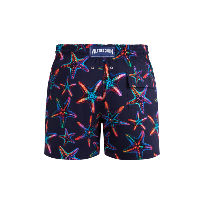 Vilebrequin Kurze Disco Stars Stretch-badeshorts Für Herren - Moorise - Blau - Größe L Vilebrequin Kurze Disco Stars Stretch-badeshorts Für Herren - Moorise - Blau - Größe L