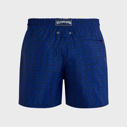 Vilebrequin - Ultraleichte Und Verstaubare Turtles Net Badeshorts Für Herren - Bademode - Mahina - Blau - Größe XXL – Bild 2