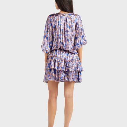 Vilebrequin - Disco Butterfly Kleid Aus Viskose Und Seide Für Damen - Kleid - Lauriane - Rosa - Größe XS – Bild 4