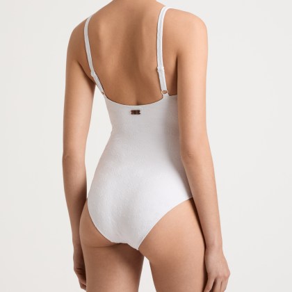 Vilebrequin - Turtle Monogram Jacquard Badeanzug Mit Bügeln Für Damen - Bademode - Leonita - Weiss - Größe L – Bild 4