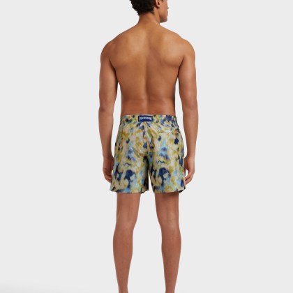 Vilebrequin - Blurred Nymphea Badeshorts Für Herren - Vilebrequin X Maison Bucol - Bademode - Moopea - Grün - Größe L – Bild 4