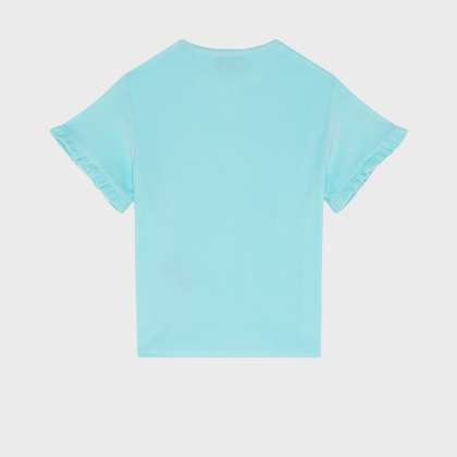 Vilebrequin - Besticktes Turtle Frottee-t-shirt Für Mädchen - T-shirt - Gally - Blau - Größe 6 – Bild 2