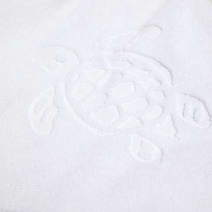 Vilebrequin - Solid Strandtuch Aus Bio-baumwolle - Strandtuch - Sand - Weiss - Größe OSFA – Bild 4