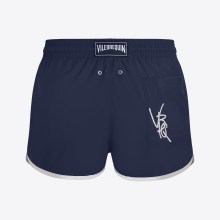 Vilebrequin - Ultraleichte Kurze Vbq Line Badeshorts Für Herren - Bademode - Meno - Blau - Größe S