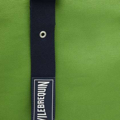 Vilebrequin - Große Einfarbige Strandtasche Aus Baumwolle - Strandtasche - Bagsu - Grün - Größe OSFA – Bild 4