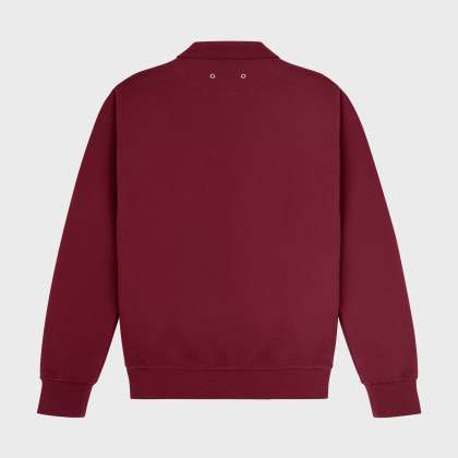 Vilebrequin - Velvet Sweatshirt Mit Frontreißverschluss Und Aufgesticktem Logo Für Herren - Sweatshirt - Roux - Rot - Größe M – Bild 2