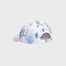 Vilebrequin - Medusa And Shells Kappe Aus Leinen Für Herren - Mütze - Camo - Weiss - Größe OSFA