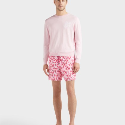 Vilebrequin - Turtle Pullover Aus Baumwolle Für Herren - Pullover - Rayol - Rosa - Größe XL – Bild 3