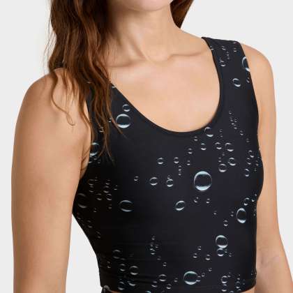 Vilebrequin - Bubble 3d Tankini-oberteil Für Damen - Rashguard - Frost - Schwarz - Größe S – Bild 5
