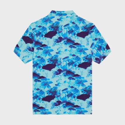 Vilebrequin - Coral Reef Polohemd Aus Frottee Für Herren - Polohemd - Phoenix - Blau - Größe XXL – Bild 2