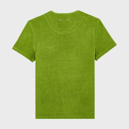 Vilebrequin - Einfarbiges Unisex-t-shirt Aus Frottee - T-shirt - Tiramisu - Grün - Größe XL