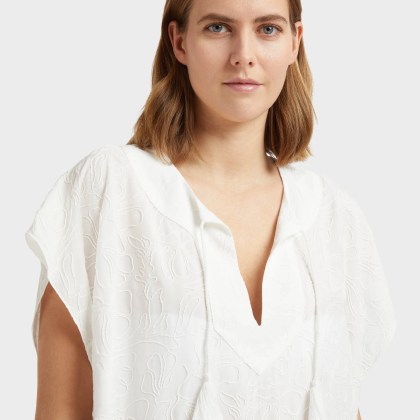 Vilebrequin - Seashells Hemd Aus Viskose Für Damen - Hemd - Fritz - Weiss - Größe XS – Bild 6