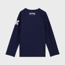 Vilebrequin - Langärmeliger Solid Rashguard - Rashguard - Glassy-z - Blau - Größe 4