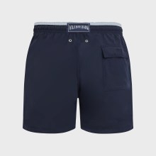 Vilebrequin - Zweifarbige Solid Bicolore Badeshorts Für Herren - Bademode - Moka - Blau - Größe XXXL