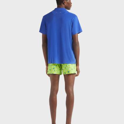 Vilebrequin - Solid Unisex-bowling-hemd Aus Baumwolle - Hemd - Charli - Blau - Größe XXL