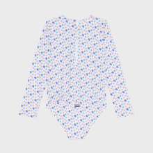 Vilebrequin - Micro Ronde Des Tortues Rashguard-badeanzug Mit Reißverschluss Für Mädchen - Rashguard - Galaxy - Weiss - Größe 10