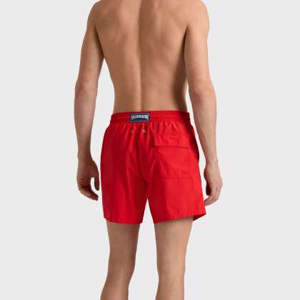 Vilebrequin - Solid Badeshorts Für Herren - Bademode - Moorea - Rot - Größe M – Bild 4