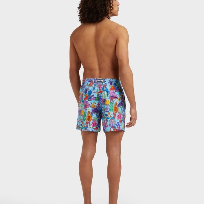 Vilebrequin - Plantes Aquatiques Badeshorts Für Herren - Bademode - Moorea - Blau - Größe XXL – Bild 4
